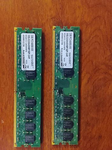 hp dizustu bilgisayar fiyatları: Məhsul: DDR2 RAM modulları (2 ədəd) - Brend: Swissbit - Model — 1