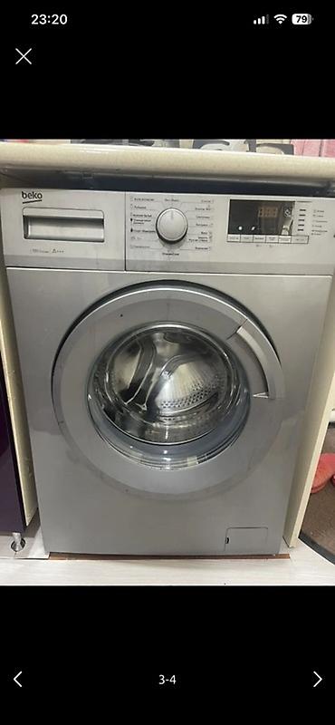 Техника и электроника: Стиральная машина Beko, 7 кг, Б/у, Автомат, Есть сушка — 3