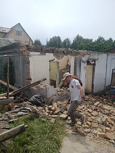 Курулуш жана оңдоо кызматтары: Демонтаж и вывоз строительного мусора - Профессиональный разбор — 1