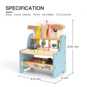polovne igracke za decu: Drvena radionica za decu – komplet stolarskog alata - Materijal — 5