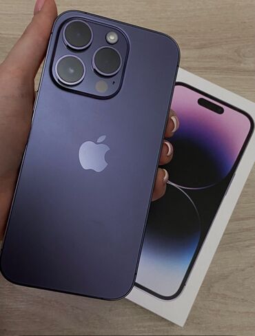 iphone 14 pro max 128 gb qiymeti kontakt home: IPhone 14 Pro Max, 128 GB, Deep Purple, Barmaq izi, Face ID