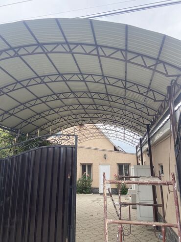 Сварка: Делаем Навес навес сварка Перилы рещетка — 4