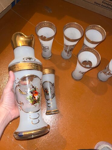 Süfrə ləvazimat dəstləri: Qədəh və sürahi dəstləri – zövqlü süfrələr üçün seçmə kolleksiya 1) — 3