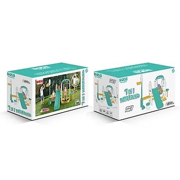 robot cipelari: Set za dvorište Dolu 7 u 1 – tobogan, ljuljaška, koš, gol, sto i — 2
