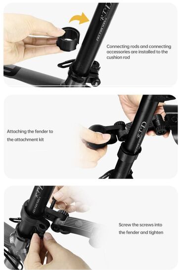 Велоаксессуары: 🚴‍♂️ Крыло для велосипеда, универсальное ✅ Эластичный пластик для — 9