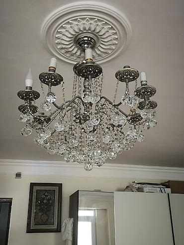 lusturlarin qiymeti: Çılçıraq, 10 və daha çox lampa, Xrustal — 2
