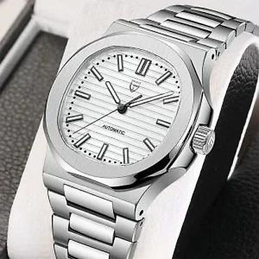 Ručni satovi: PAGANI DESIGN PD-1728 - Bela - Patek Philippe Nautilus Potpuno nov — 7