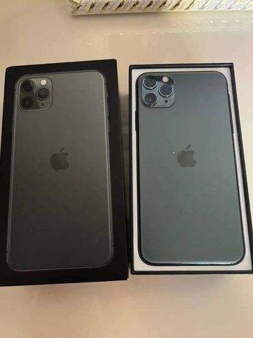 irşad telecom iphone 11 pro: IPhone 11 Pro Max, 256 GB, Alpine Green, Barmaq izi, Face ID