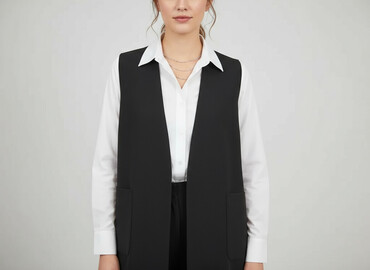 kamizelka damska new yorker: Women`s waistcoat, size S