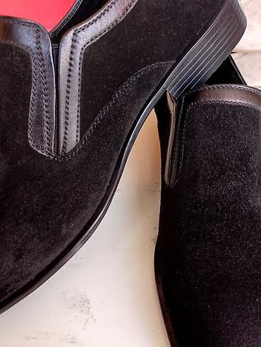 Ayaqqabılar: Kişi loafer ayaqqabısı - Material: üst hissə yumşaq süet, ağız və yan — 3