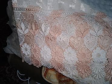rucice za namestaj ikea: 4mx170Zavese sa čipkanim bordurama - Materijal: lagana poluprozirna — 2