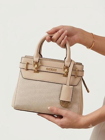 kişi ucun əl cantaları: GUESS qadın əl çantası – zərif mini top‑handle model🫠😍 — 7