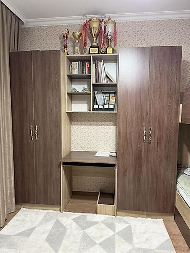Детский комод: Детский мебельный комплект для комнаты в едином стиле: двухъярусная — 4
