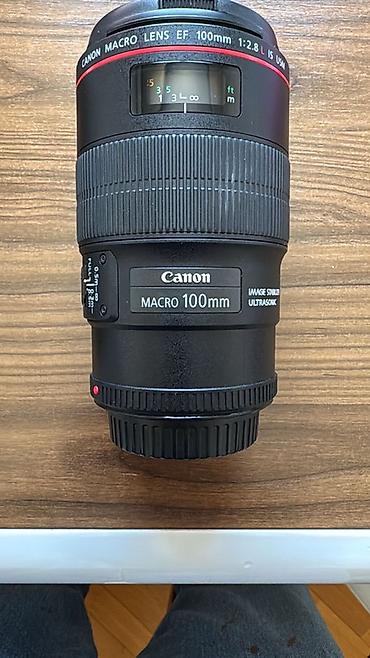 canon eos: Canon EF 100mm f/2.8L Macro IS USM obyektiv - Canon L seriyası, EF — 1