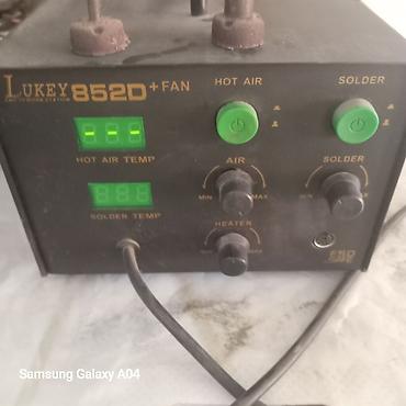 qızdırıcı fen: Lukey 852D+ Fan SMD Rework Station Xüsusiyyətlər: - 2-i 1-də — 4