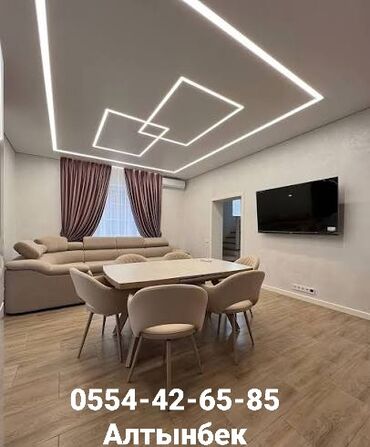 Натяжной потолок: Натяжной потолок Глянцевое, Матовое, 3D потолки Гарантия, Бесплатная консультация, Бесплатный замер — 6