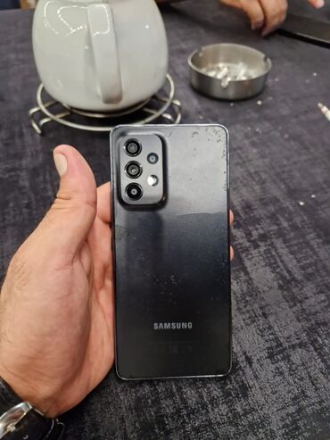 Повербанки: Samsung Galaxy A53 5G, 128 ГБ, цвет - Черный, Отпечаток пальца, Две SIM карты