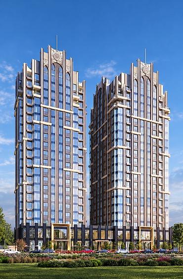 rayan building: 1 комната, 58 м², БГУ Элитка, 14 этаж, ПСО (под самоотделку) — 3