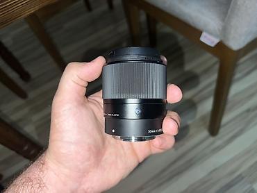 Foto və videokameralar: Sigma 30mm F1.4 DC DN (Contemporary) obyektiv Cox az islenilib Hecbir — 4