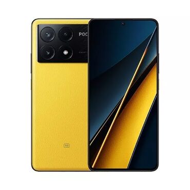 телефоны acer android: Poco X6 Pro 5G, Колдонулган, 256 ГБ, түсү - Сары, 2 SIM