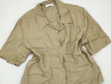 khaki bluzki: Shirt, M (EU 38), condition - Very good