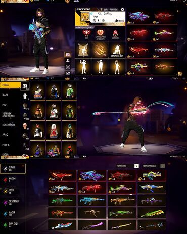 qaçış aparatı 2ci el: Free Fire hesabı – yüksək səviyyəli kolleksiya və skinlər - Profil at lalafo.az qaçış aparatı 2ci el: Free Fire hesabı – yüksək səviyyəli kolleksiya və skinlər - Profil