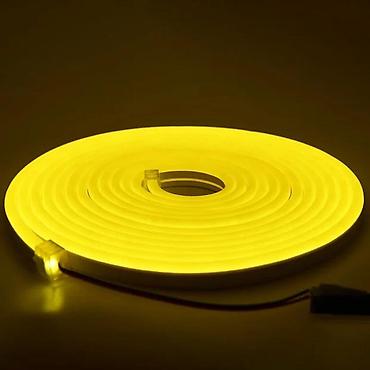 plasticni stepenik: LIMUN ŽUTA NEON LED TRAKA FLEX CREVO VODOOTPORNO 12V | *U ponudi i — 1