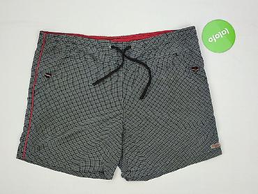pull and bear bomberka: Męskie spodenki kąpielowe w klasycznym czarno-białym wzorze drobnej — 2