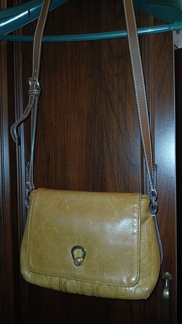 сумка на плечо: Qadın çiyin çantası CAROLINE HERRERA - Rəng: açıq qəhvəyi/karamel -