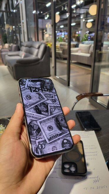 мобильные телефоны в оше: IPhone 15 Pro, Колдонулган, 256 ГБ, Natural Titanium, Коргоочу айнек, Каптама, Куту