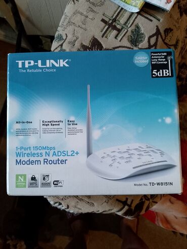 wi fi камера: TP-Link TD-W8151N – 1-Port 150Mbps Wireless N ADSL2+ Modem Router