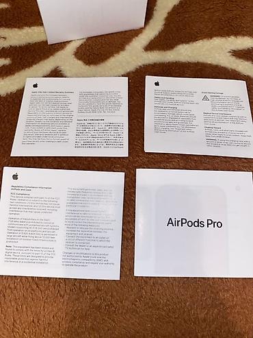 aır pods: Yeni Simsiz (Bluetooth) Qulaqcıqlar, Apple, rəng - Ağ — 7