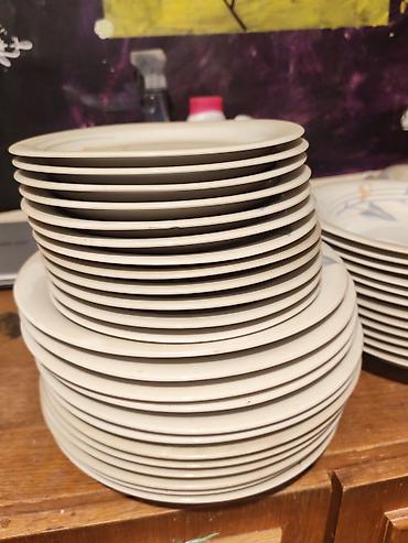 case za sampanjac: Porcelanski set za ručavanje – komplet za više osoba, klasičan beli — 2