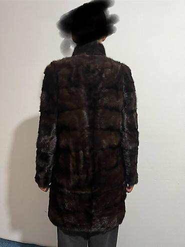 Шубы: Шуба, Норка, По колено, M — 10
