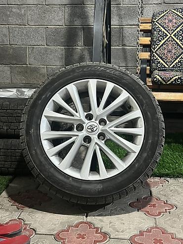 r17 тайота: Колеса в сборе 215 / 55 / R 17, Зима, Б/у, Комплект, Легковые, Литые, отверстий - 5 — 1