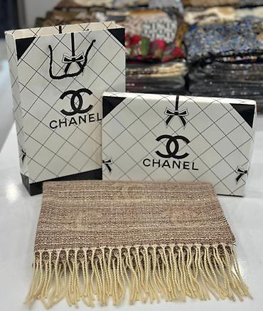 Digər qadın geyimləri: Şarf qutuda - Rənglər: bej-qəhvəyi, tünd boz, açıq boz və çoxrəngli — 1