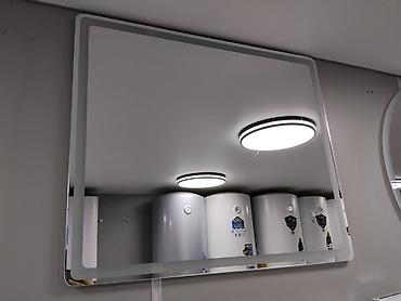 led зеркало: Зеркало настенное с подсветкой - Форма: прямоугольная - Дизайн — 1