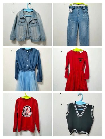 набор одежды: Продаю вещи для девочек 6-8 лет, в хорошем состоянии. По 300-500