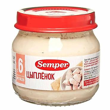 foo foo: Пюре мясное для детского питания Semper «Цыплёнок», с 6 месяцев. - — 1