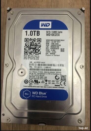 Sərt disklər (HDD): Sərt disk (HDD) İşlənmiş