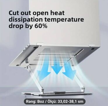 Masaüstü dəstlər: Noutbuklar üçün stolüsdü 360 dərəcə dönən tutacaq satılır. Möhkəm — 2