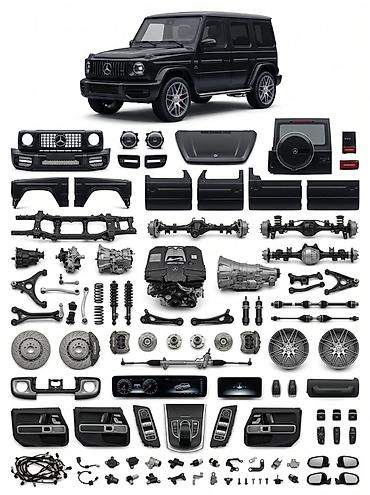 🚙 **ЗАПЧАСТИ MERCEDES-BENZ G-CLASS / ГЕЛИК ПОД ЗАКАЗ** Любые запчасти
