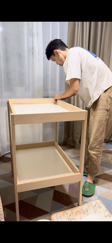 качан: Детская кроватка + пеленальный столик IKEA (набор для ухода за — 3
