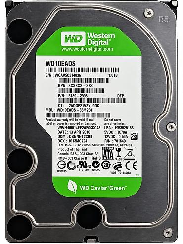 ide hard disk: Əla vəziyyətdə WD Caviar Green WD10EADS sərt disk - Brend/model — 1