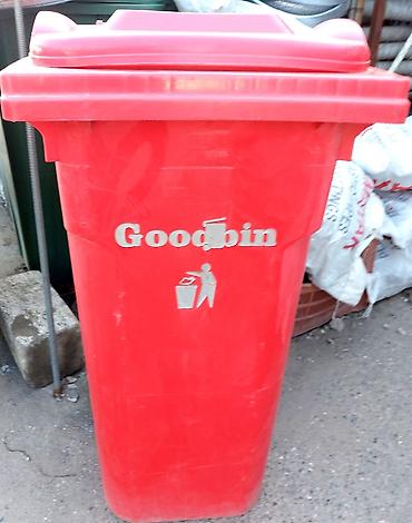 Tullantı qabları: Məhsul: Təkərli sənaye tipli zibil qutuları – Goodbin - Həcm: Böyük — 1