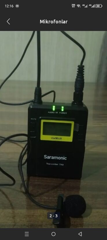Mikrofonlar: Simsiz (Bluetooth) Mikrofon