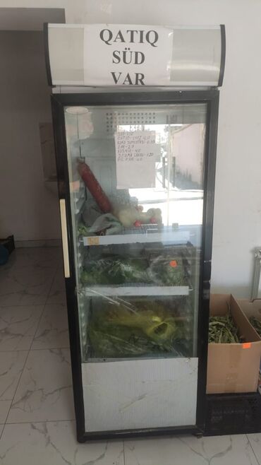 irshad soyuducular: Vitrin soyuducu 340 manat qabaq şüşəsində çat var amma soyutmasında