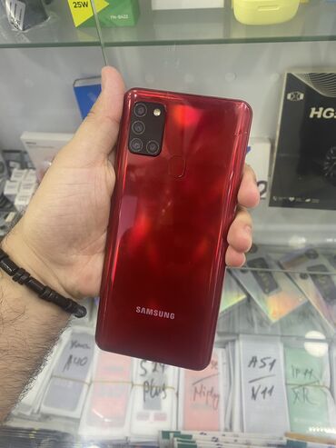samsung a32 qiymeti: Samsung Galaxy A21S, 64 GB, rəng - Qırmızı