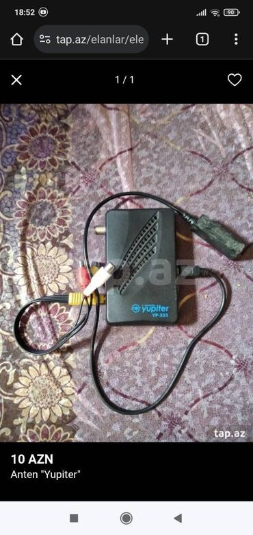 antena: Salam aparatlar ikisidə işləkdi,böyük içində Azəri Türk kanalları
