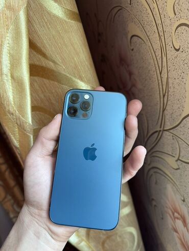 планшет деревянный: IPhone 12 Pro, Б/у, 512 ГБ, Pacific Blue, Коробка, 75 %